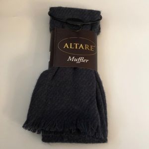 Altare Navy Blue Muffler Scarf
